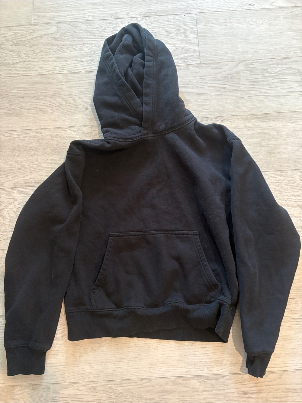 Aritzia Black Teddy Hoodie Jacket